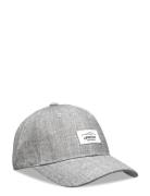 Haakon Hard Low Baseball Cap Accessories Headwear Caps Grey Upfront