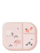 Foodie Compartment Plate Tiny Farm Powder Home Meal Time Pink D By Dee...