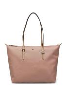 Nylon Medium Keaton Tote Bag Shopper Taske Beige Lauren Ralph Lauren