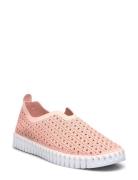 Tulip Braided Shoes Flat Loafers Pink Ilse Jacobsen