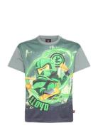 Lwtaffy 204 - T-Shirt S/S Tops T-Kortærmet Skjorte Green LEGO Kidswear