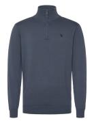 Uspa Knit Brison Men Tops Knitwear Half Zip Jumpers Navy U.S. Polo Ass...