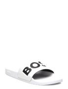 Aryeh_Slid_Npvlg Shoes Summer Shoes Sandals Pool Sliders White BOSS