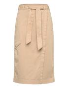 Skirt Woven Long Skirts Knee-length & Midi Skirts Beige Gerry Weber Ed...