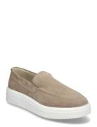Fletcher Loafer Loafers Flade Sko Beige Steve Madden