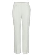 Yaslikka Hw Pants S. Noos Bottoms Trousers Suitpants White YAS