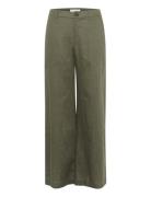 Ninnespw Pa Bottoms Trousers Wide Leg Green Part Two