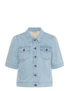 Cumilky Ss Jacket Tops Shirts Denim Shirts Blue Culture