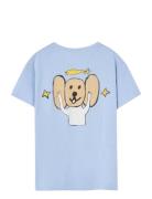 Rooster Kid T-Shirt Soft Blue Tops T-Kortærmet Skjorte Blue THE ANIMAL...