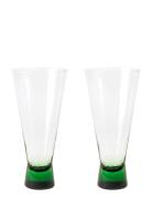Konus Cocktail Glass Home Tableware Glass Cocktail Glass Green Broste ...