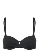 Swim Underwire Bikini Top Bikinitop Black Organic Basics