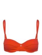 Swim Underwire Bikini Top Bikinitop Red Organic Basics