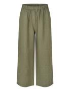 Parini Bottoms Trousers Linen Trousers Green Masai