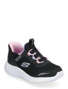 Girls Bounder Simple Cute Low-top Sneakers Black Skechers