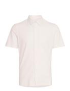 Cffolke Ss Bu Piqué Shirt Tops Polos Short-sleeved White Casual Friday