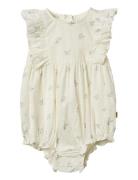 Romper Emmaline Bodies Sleeveless Bodies White Wheat