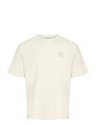 Cfarcher Tee With Back Print Tops T-Kortærmet Skjorte Cream Casual Fri...