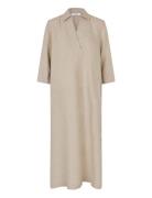 Manikeeta Maxikjole Festkjole Beige Masai
