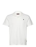 Delon Terry Shirt Designers Polos Short-sleeved White Morris