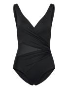 Shell Mesh Shaping Bs Badedragt Badetøj Black Hunkemöller