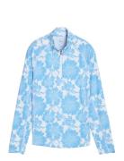 W You-V Botanic 1/4 Zip Tops Sweatshirts & Hoodies Fleeces & Midlayers...