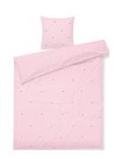 Daisy Bed Linen 140X200 Cm Pink/Red Dk Home Textiles Bedtextiles Bed S...