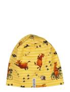Mamma Mu Beanie Accessories Headwear Hats Beanie Yellow Geggamoja