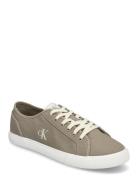 Ess Vulc Low Mg Canvas Low-top Sneakers Beige Calvin Klein