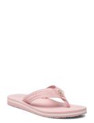 Hilfiger Webbing Beach Sandal Klipklapper Sandaler Pink Tommy Hilfiger