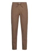 Linen Pants Bottoms Trousers Casual Brown Lindbergh