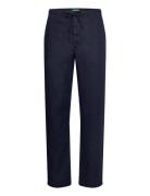 Trousers Bottoms Trousers Linen Trousers Navy United Colors Of Benetto...
