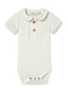 Nbmfundo Lio Ss Body Lil Bodies Short-sleeved Cream Lil'Atelier