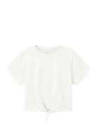 Nkfvaya Ss Loose Top Tops T-Kortærmet Skjorte White Name It