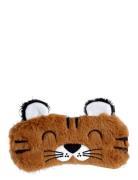 Plush Adoramals Tiger Eye Mask Home Kids Decor Cushions Brown Puckator