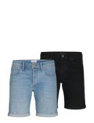 Jjirick Jjorg Shorts Sq 330/356 2Pk Mp Bottoms Shorts Denim Multi/patt...