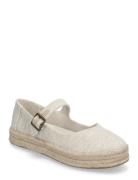 Carolina Mary Jane Espadrillos Flade Sandal Cream TOMS