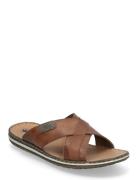 21082-24 Shoes Summer Shoes Sandals Brown Rieker