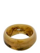 Aase Maxi Bangle Accessories Jewellery Bracelets Bangles Beige Pilgrim
