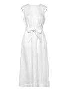 Palermo Dress Knælang Kjole White Balmuir