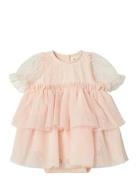 Nbffrilla Ss Loose Tulle Body Dress Lil Dresses & Skirts Dresses Baby ...