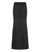Mauver Black Tricot Skirt Skirts Maxi Skirts Black ALOHAS