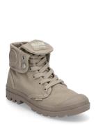 Baggy Ladies High-top Sneakers Grey Palladium