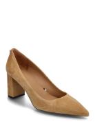 Janet_Chpump70_Sd1 Højhælede Sko Beige BOSS