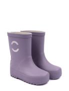 Wellies Solid Shoes Rubberboots High Rubberboots Purple Mikk-line