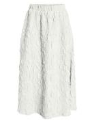 Visophia Hw Volume Midi Skirt/Dc Skirts Knee-length & Midi Skirts Whit...