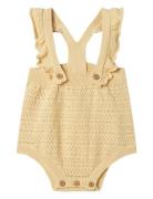 Nbfhope Knit Bloomers Lil Bodies Sleeveless Bodies Yellow Lil'Atelier