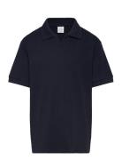 Top Collar Jersey Rib Tops T-shirts Polo Shirts Short-sleeved Polo Shi...