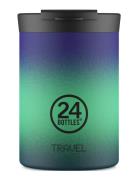 Travel Tumbler Home Tableware Cups & Mugs Thermal Cups Blue 24bottles