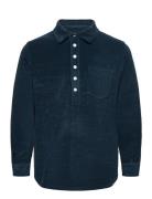 Terry Studio Tops Polos Long-sleeved Navy Nikben