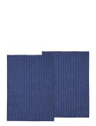 Tea Towel Line 2 Pcs Home Textiles Kitchen Textiles Kitchen Towels Blu...